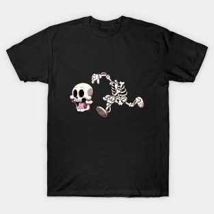 Skeleton Lost His Head T-Shirt